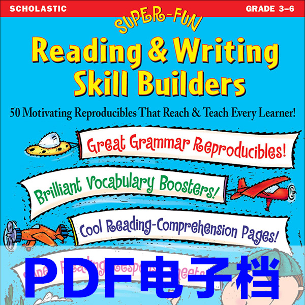 Scholastic Super-Fun Reading&Writing Skill Builders G3-6练习